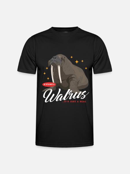 Walrus Walrus Gift - Men's Functional T-Shirt - black