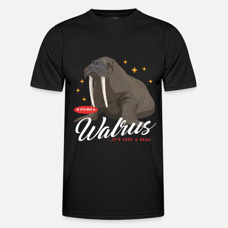 Walrus Walrus Gift - Men's Functional T-Shirt - black