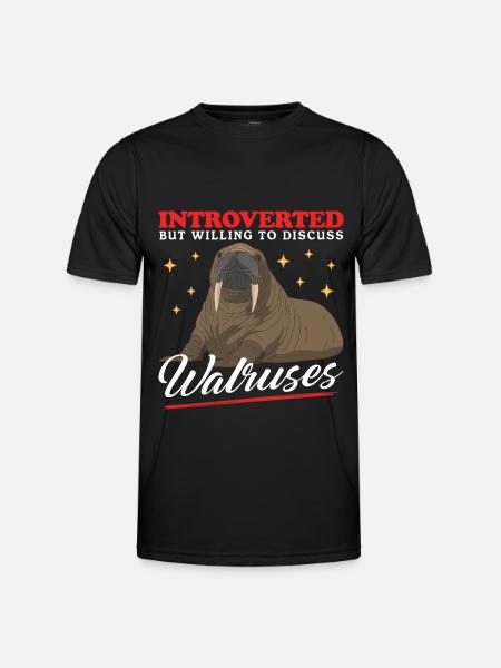 Walrus Walrus Walrus Walrus Gift - Men's Functional T-Shirt - black
