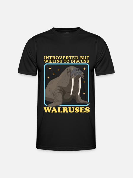 Walrus Walrus Gift - Men's Functional T-Shirt - black