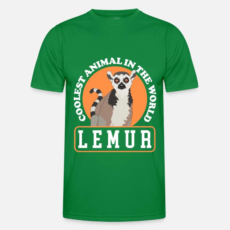 Lemurs Ringed lemur lemur curly tail lemure gift Men's Functional T-Shirt