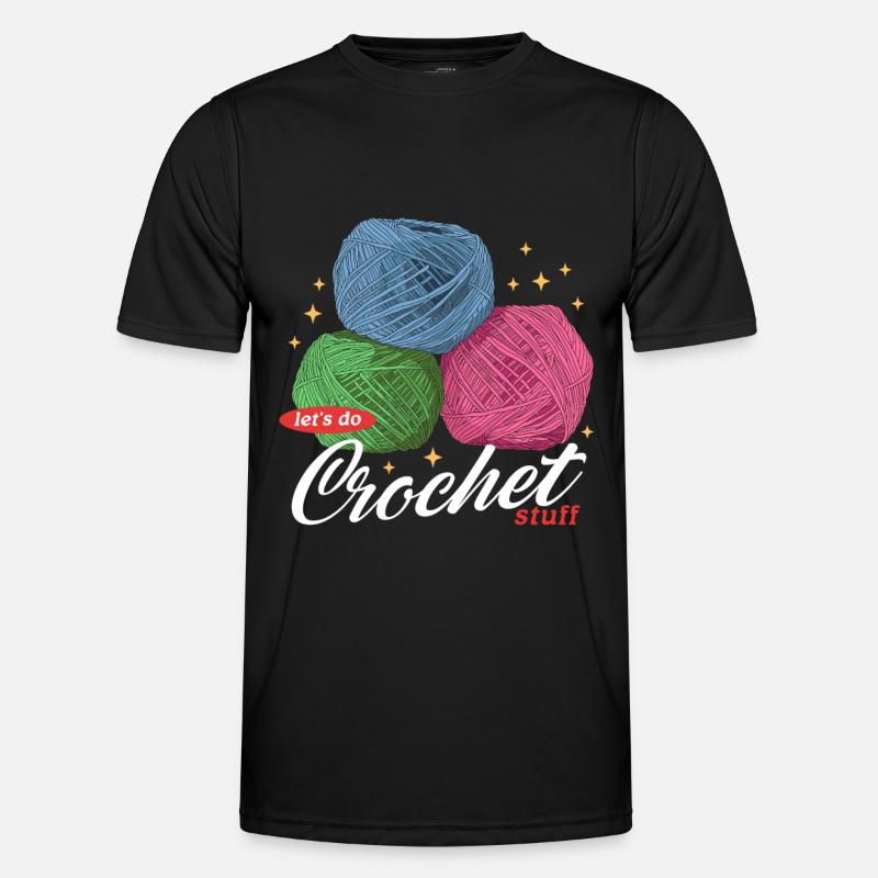 Crochet Crocheter Crocheter Gift - Men's Functional T-Shirt - black