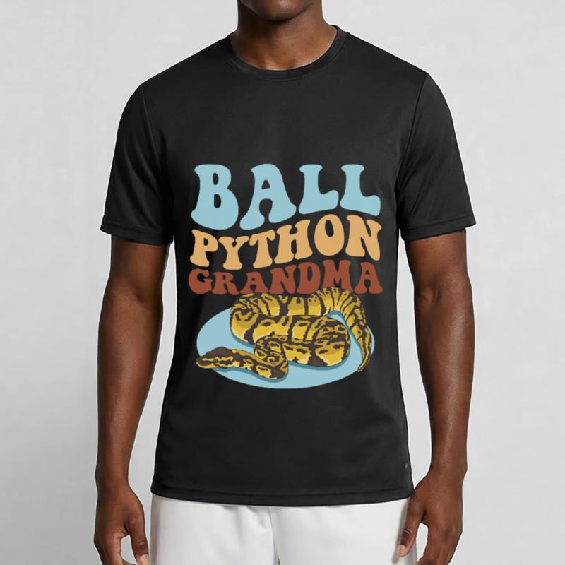 Roi Python Mamie Python Serpent Cadeau T-shirt sport Homme