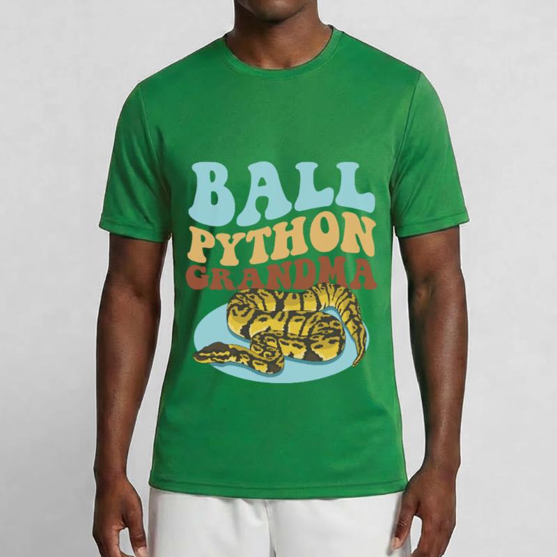 Roi Python Mamie Python Serpent Cadeau T-shirt sport Homme