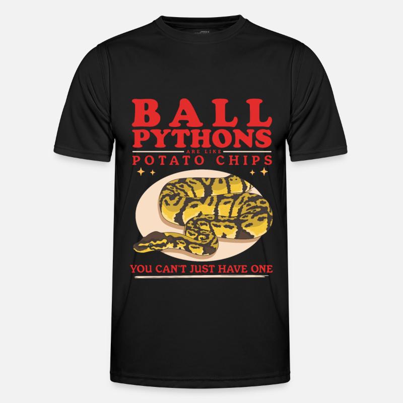 Königspython Python Schlangen Geschenke Männer Funktions-T-Shirt