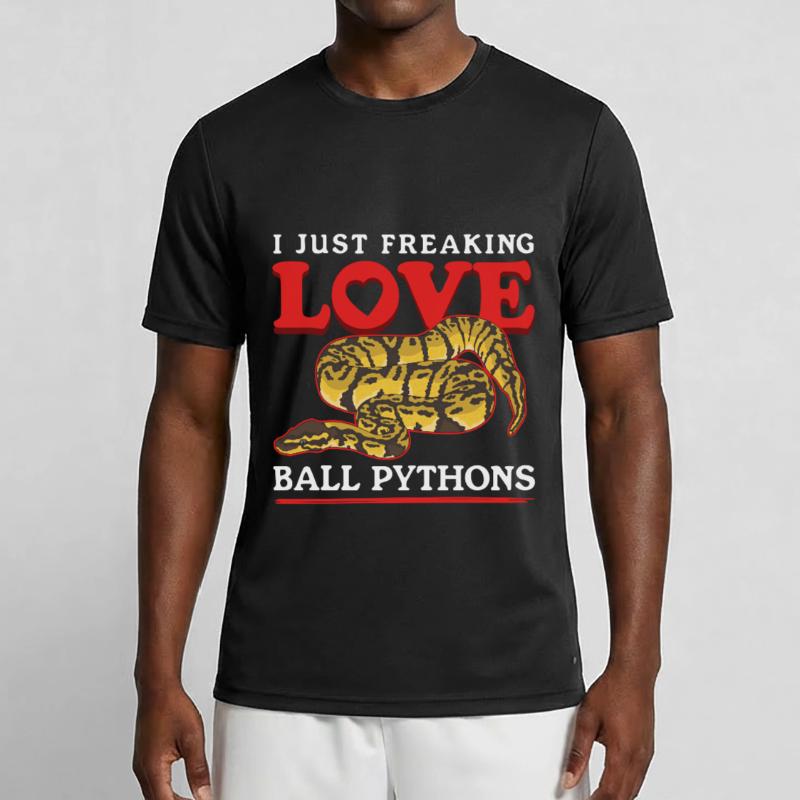 Königspython Schlangen Python Geschenke Männer Funktions-T-Shirt