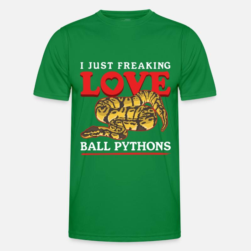 Königspython Schlangen Python Geschenke Männer Funktions-T-Shirt