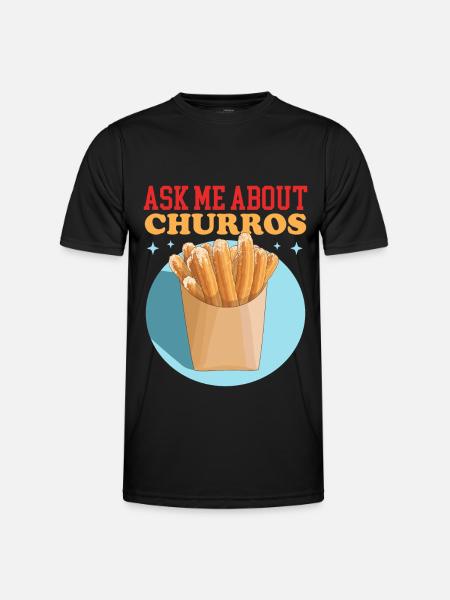 Churro Churros Gift - Men's Functional T-Shirt - black
