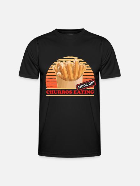 Churros Churro Gift - Men's Functional T-Shirt - black