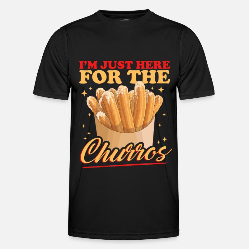 Churros Bäcker Churro Geschenk - Männer Funktions-T-Shirt - Schwarz