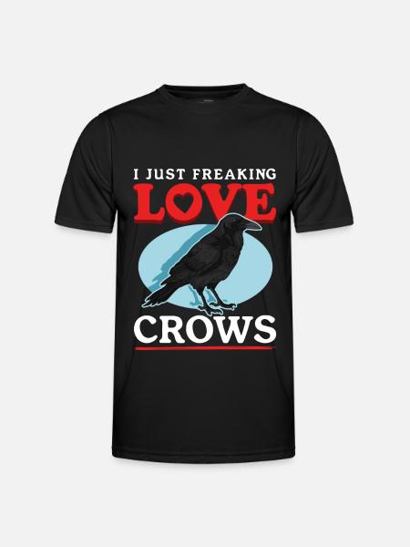 Crows Black Ravens Birds Gifts - Men's Functional T-Shirt - black