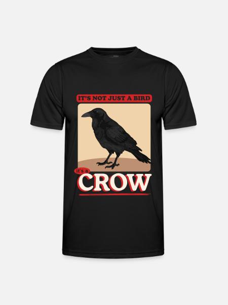 Crows Birds Black Ravens Gift - Men's Functional T-Shirt - black