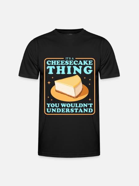 Cheesecake Cheesecake Gifts - Men's Functional T-Shirt - black
