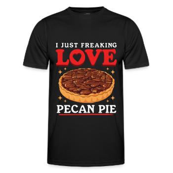 Pecan Pie Pecan Pie Gifts - Men's Functional T-Shirt - black - Front - AI Model Male 178 dark (178cm)