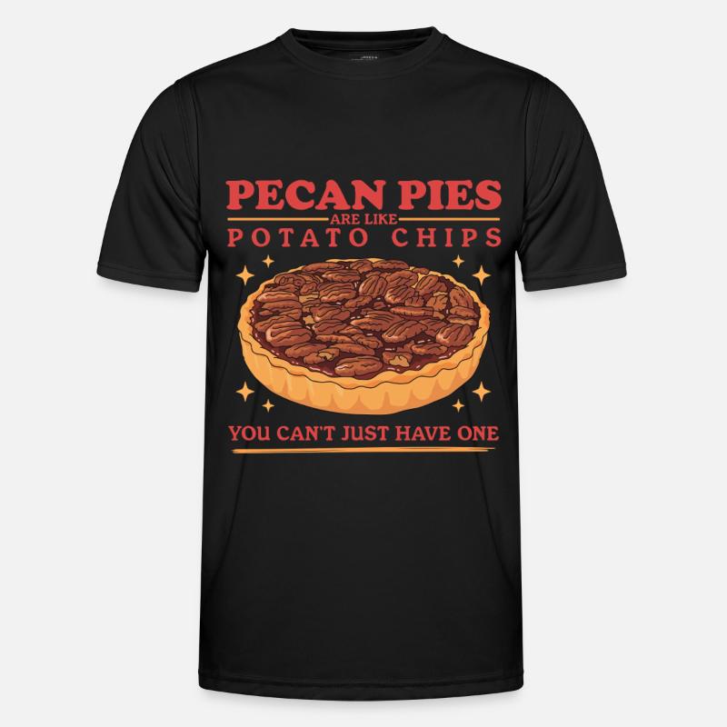 Pecan Pie Pekannuss-Kuchen Geschenk Männer Funktions-T-Shirt