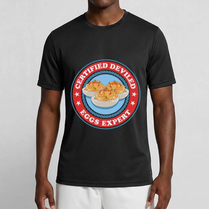 Gefüllte Eier Experte Deviled Eggs Geschenk Männer Funktions-T-Shirt