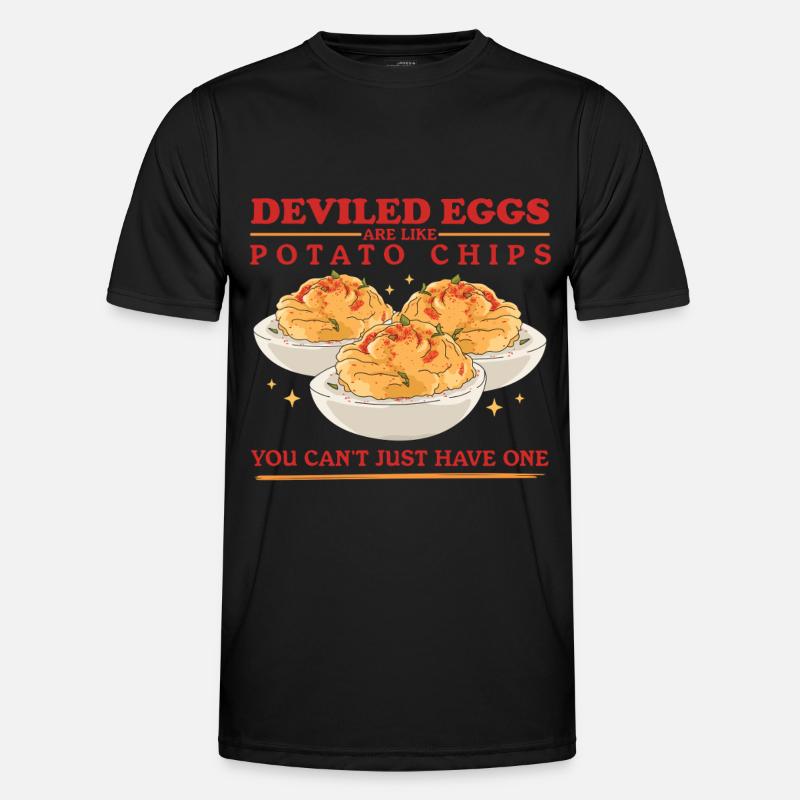 Gefüllte Eier Deviled Eggs Geschenke Männer Funktions-T-Shirt