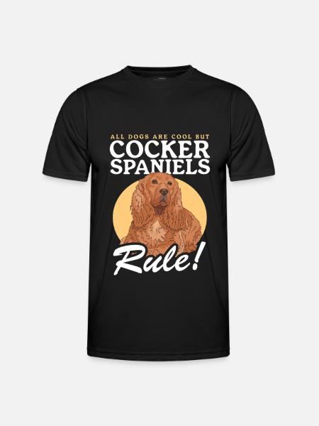 Cocker Spaniel Cocker Spaniel Cadeaux - T-shirt sport Homme - noir