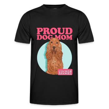 Cocker Spaniel Maman Cocker Spaniels Cadeaux - T-shirt sport Homme - noir - Devant - AI Model Male 178 dark (178cm)