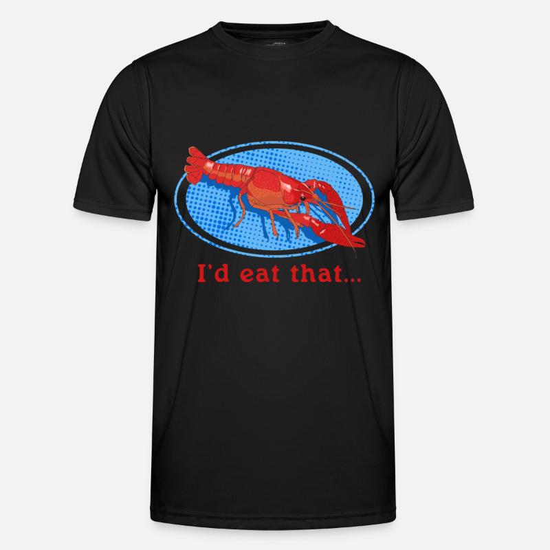 Crayfish Noble Crayfish Seafood Gift Men's Functional T-Shirt