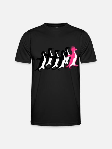Penguins Pack - Men's Functional T-Shirt - black