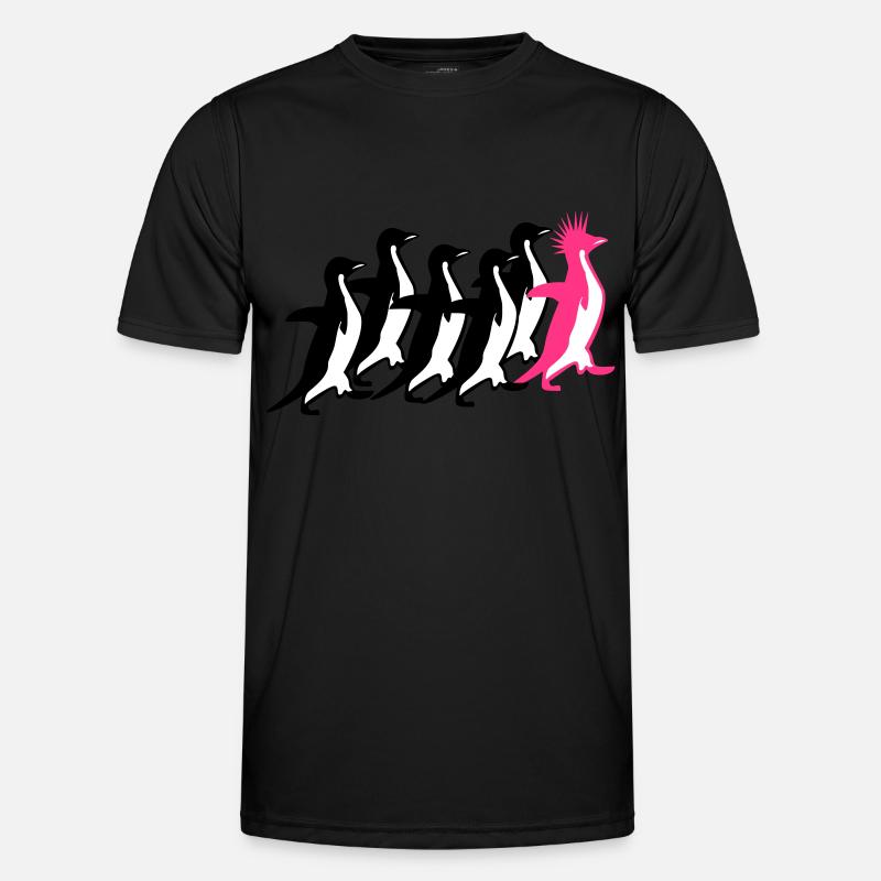 Penguins Pack - Men's Functional T-Shirt - black