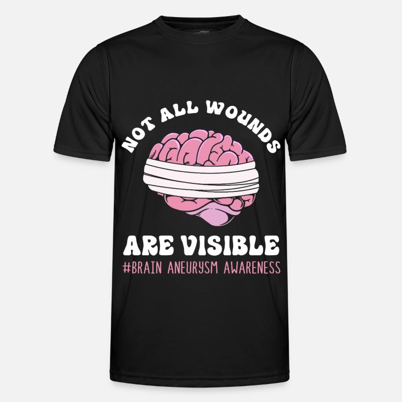 Brain Aneurysm - Men's Functional T-Shirt - black
