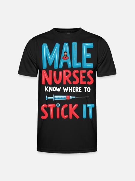 Infirmiers - T-shirt sport Homme - noir