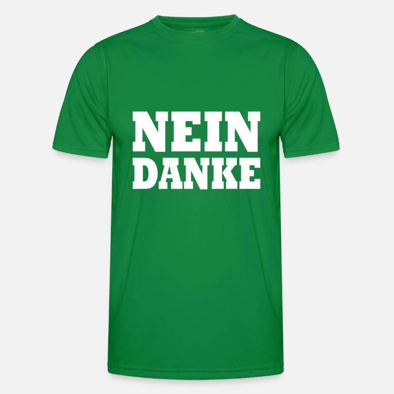 Nein danke Männer Funktions-T-Shirt