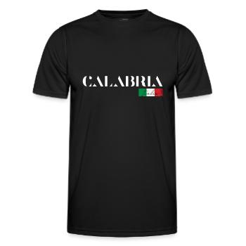 CALABRIA KALABRIEN ITALIA ITALY (w) - Men's Functional T-Shirt - black - Front - AI Model Male 178 dark (178cm)