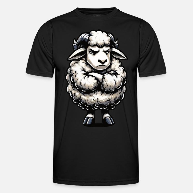 Schaf Schafe Schäfer Schafhalter Schafbock Männer Funktions-T-Shirt