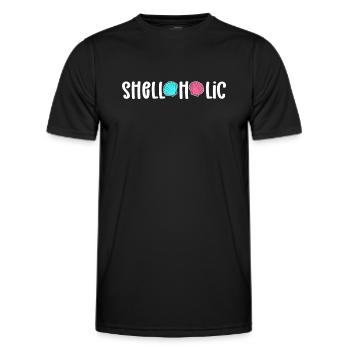 Shelloholic. Strandkämmen Muschelsammeln - Männer Funktions-T-Shirt - Schwarz - Vorne - AI Model Male 178 dark (178cm)