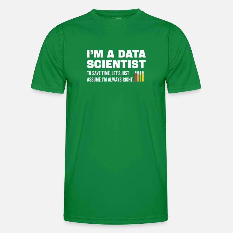 Science des données. Analyse de Big Data. Pour T-shirt sport Homme