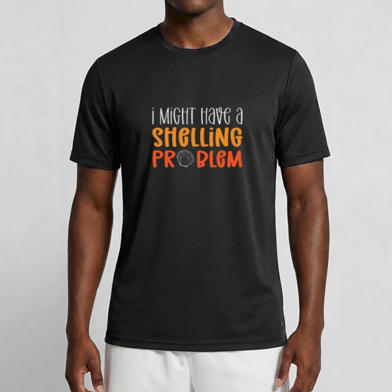 The shell problem. Beachcombing Shell Collecting Men's Functional T-Shirt