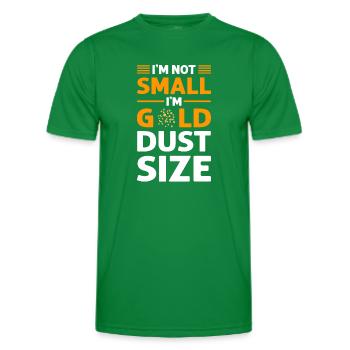 Ich Bin Goldstaubgröße. Goldwaschen. Goldsucher - Männer Funktions-T-Shirt - Kelly Green - Vorne - AI Model Male 178 dark (178cm)