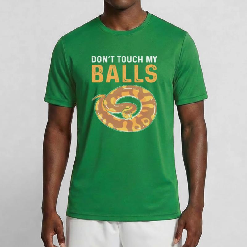 Do not touch my eggs. Royal Python Men's Functional T-Shirt
