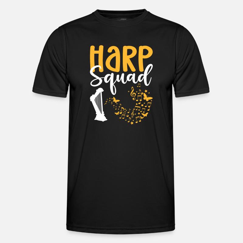 Harfengruppe. Harfenist. Harfenspieler Männer Funktions-T-Shirt
