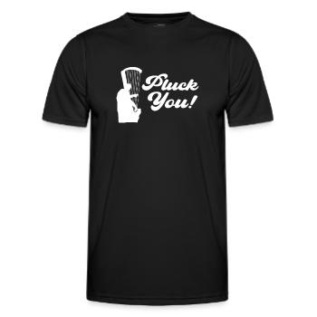 Rupfen Sie! Harfenist. Harfenmädchen. - Männer Funktions-T-Shirt - Schwarz - Vorne - AI Model Male 178 dark (178cm)