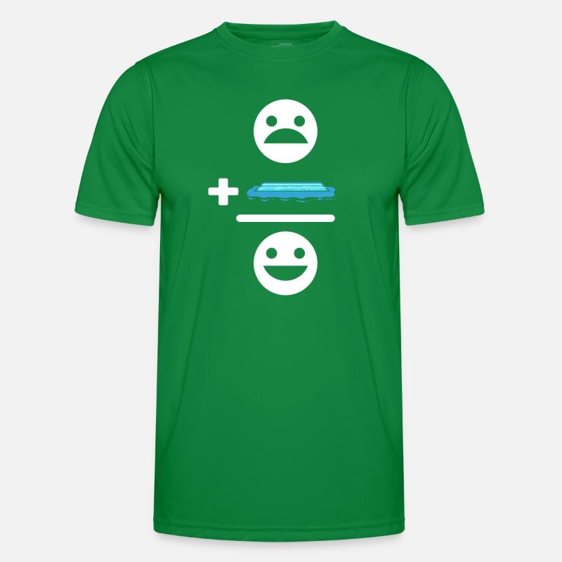 Poolreiniger. Pool Service Techniker. Männer Funktions-T-Shirt