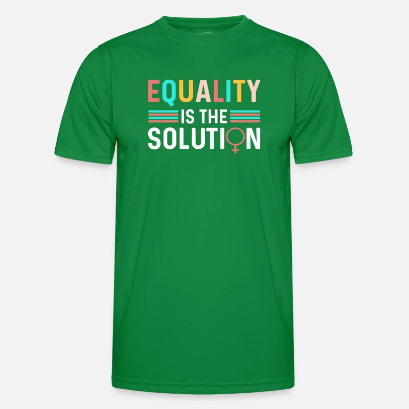 Equality is the solution. Steminist Men's Functional T-Shirt