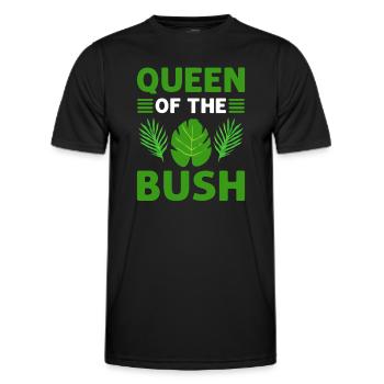 Königin Des Busches. Safari Familienurlaub - Männer Funktions-T-Shirt - Schwarz - Vorne - AI Model Male 178 dark (178cm)