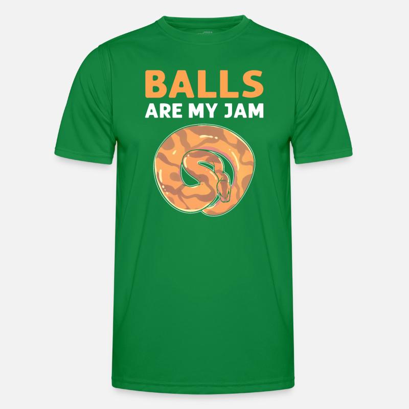 Les boules sont ma confiture. Boule de banane python T-shirt sport Homme