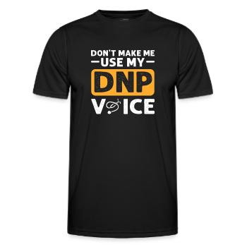 Ne me forcez pas, mon Dnp-Agree - T-shirt sport Homme - noir - Devant - AI Model Male 178 dark (178cm)