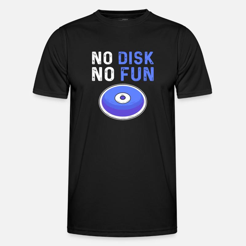 Ohne Scheibe Kein Spaß. Diskus-werfer. - Männer Funktions-T-Shirt - Schwarz