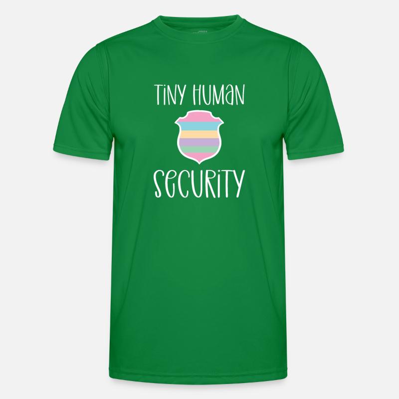 Tiny Human Security Recognition of Men's Functional T-Shirt