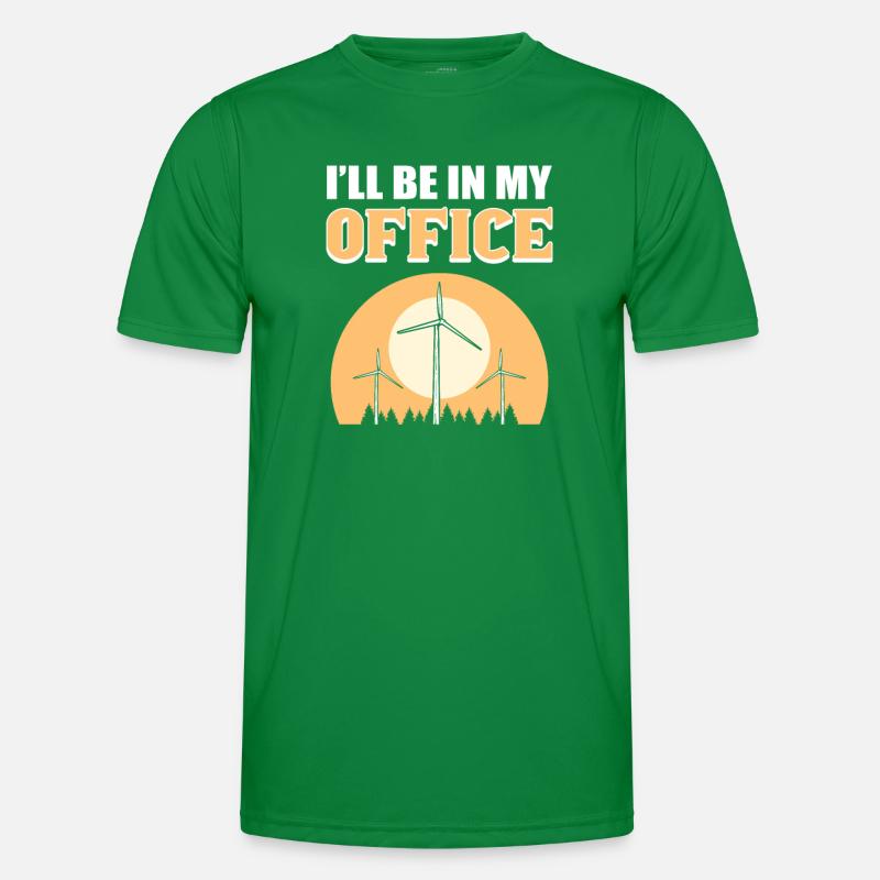 Je serai dans mon bureau. T-shirt sport Homme