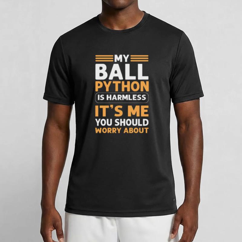 Mon python boule est inoffensif. Royal Python T-shirt sport Homme