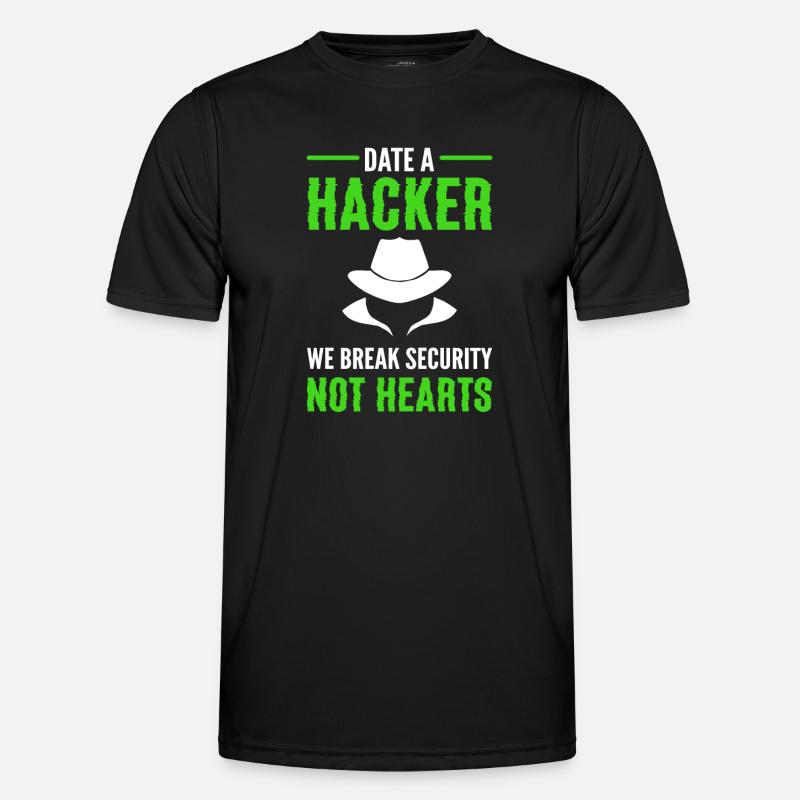 White Hat Hacker. Cyber-krieger. Männer Funktions-T-Shirt