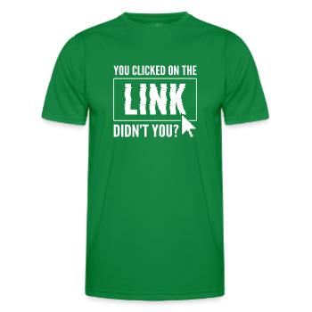 White Hat Hacker. Cyber warriors. - Men's Functional T-Shirt - kelly green - Front - AI Model Male 178 dark (178cm)