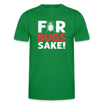 Pour l’amour de la vermine. Exterminateur. - T-shirt sport Homme - vert - Devant - AI Model Male 178 dark (178cm)